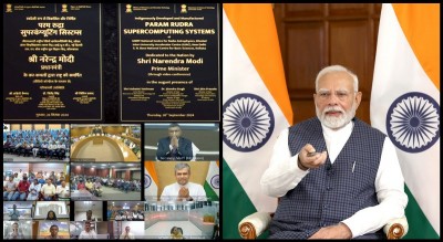 Narendra Modi dedicates indigenously developed PARAM Rudra Supercomputers worth around Rs 130 crore to the nation