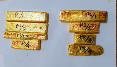 Indian Coast Guard and Customs Preventive Unit seize 4.9 kilograms of foreign-origin gold off Mandapam coast