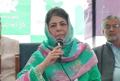 PDP's J&K poll manifesto released; Mehbooba Mufti criticises 'agenda-less' Congress-NC alliance