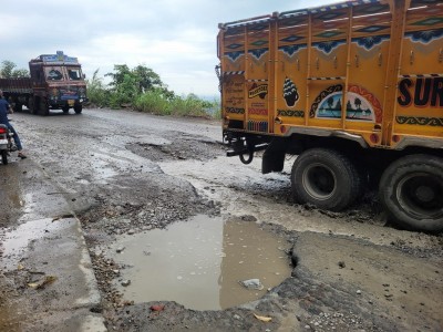 Indefinite blockade on key NorthEast highway in protest against poor road condition