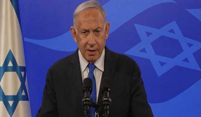 Israeli PM Benjamin Netanyahu says over 100 Palestinian militants killed over past week