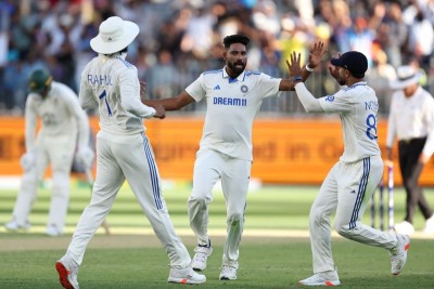 Siraj, Bumrah brighten India's Perth Test win odds against Australia