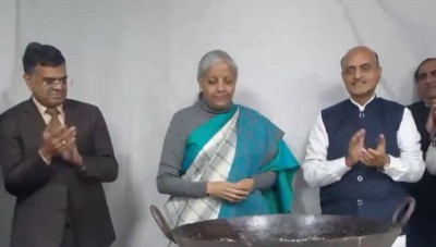 Nirmala Sitharaman participates in pre-budget halwa ceremony