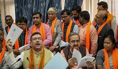 Suvendu Adhikari, five other BJP MLAs  suspended from West Bengal Assembly