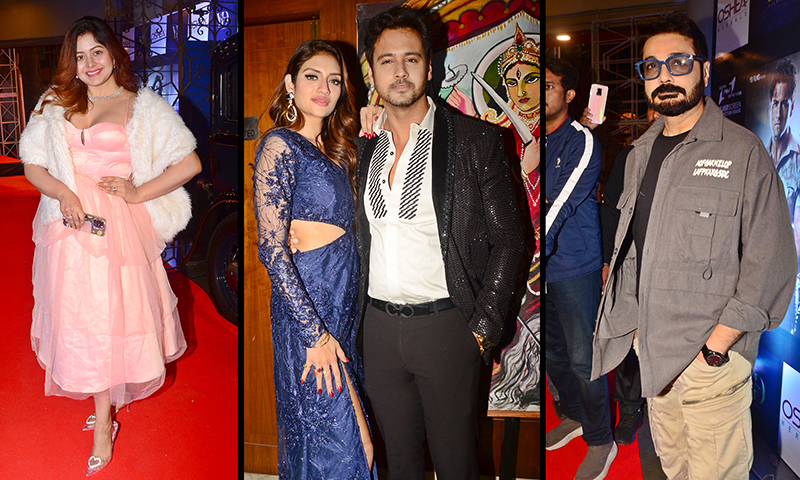 In Images: Yash-Nussrat's Sentimentaaal premiere in Kolkata