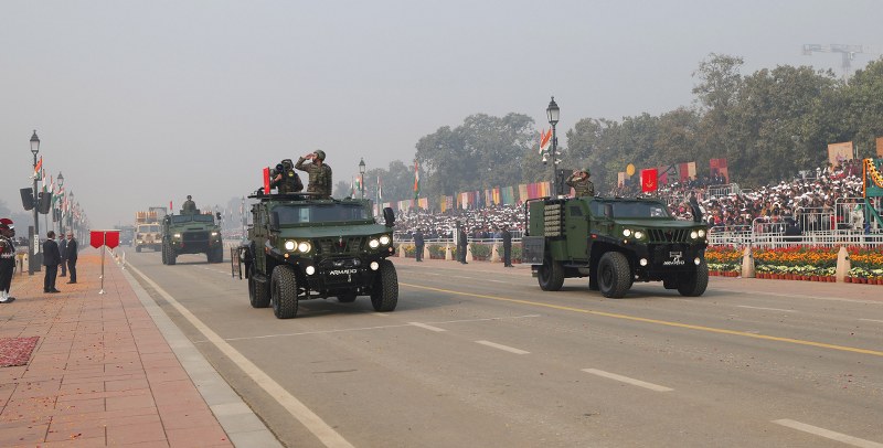 In images 75th Republic Day celebration