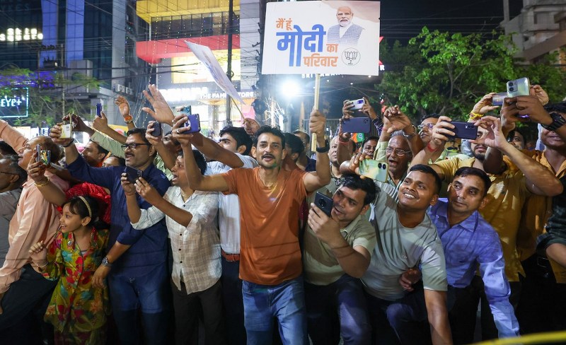 PM Modi waves at crowd in Guwahati