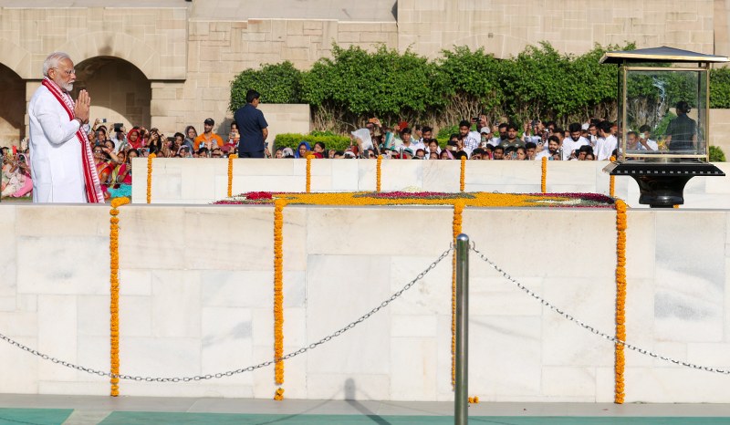 Glimpses of the day of PM-designate Narendra Modi ahead of historic swearing-in