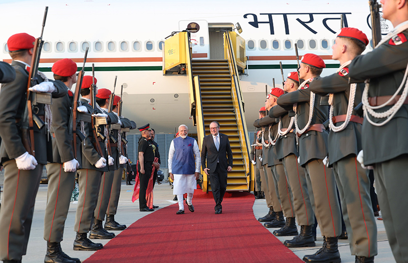 Narendra Modi's maiden Austria visit