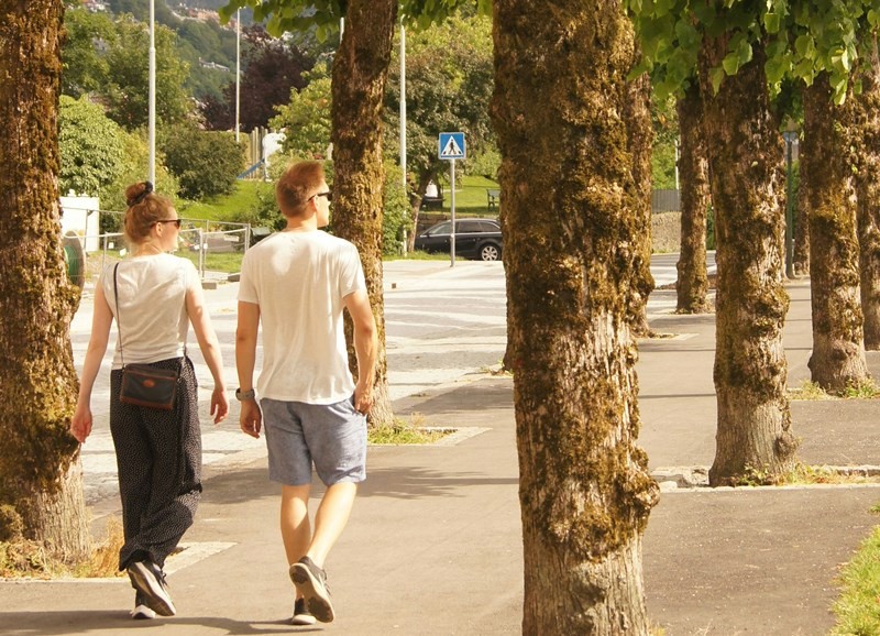 A representative image of a couple walking together. Photo: Unsplash