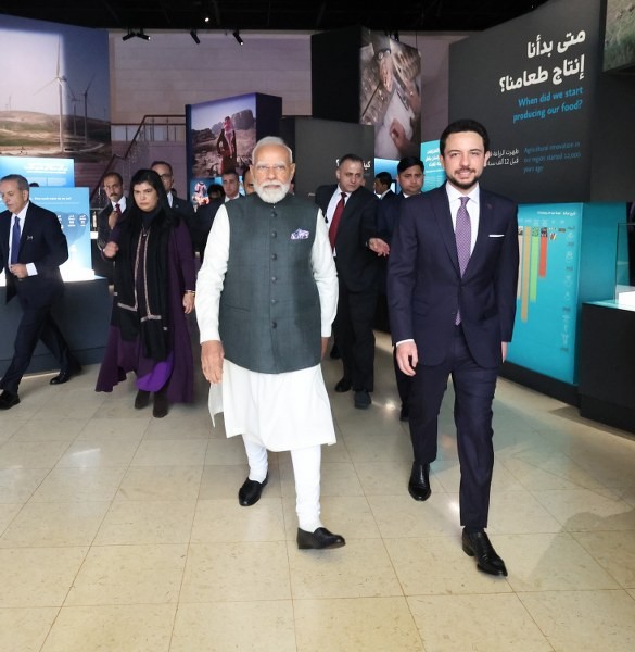 In Images: Modi visits Jordan Museum at Amman