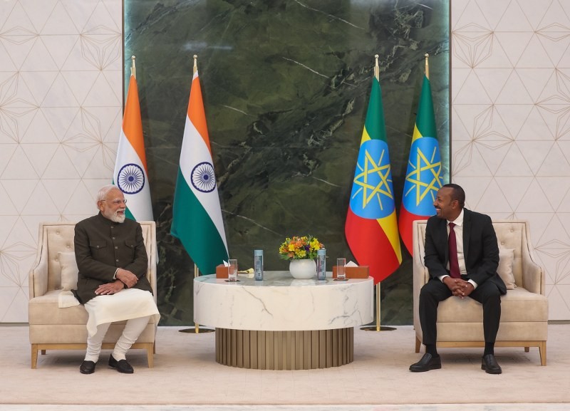 In images: PM Modi arrives in Ethiopia