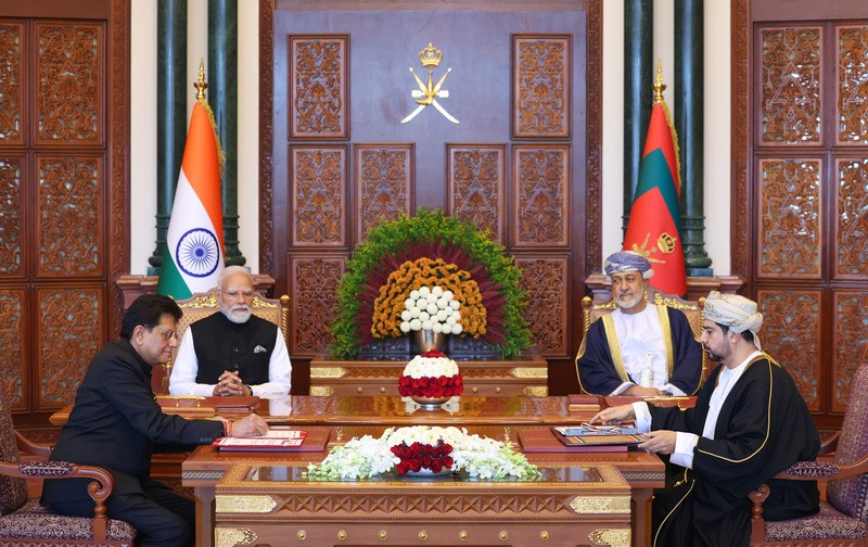 In Images: PM Modi, Oman’s Sultan witness MoU exchange