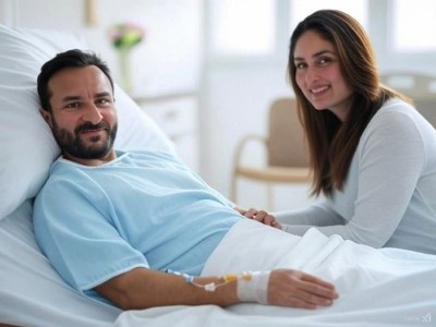 Get well soon: B-town veteran and Parliamentarian Shatrughan Sinha shares AI-generated hospital image of Saif Ali Khan, Kareena Kapoor Khan