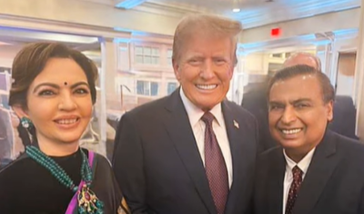 Mukesh and Nita Ambani meet US president-elect Donald Trump before inauguration