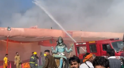 Fire breaks out at Maha Kumbh Mela in Prayagraj, no casualty reported