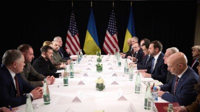 'US wants a durable peace in Ukraine,' US Vice President JD Vance says after meeting Volodymyr Zelenskyy