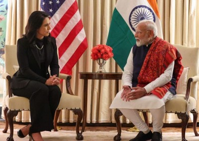 Looking forward to continuing to strengthen US-India friendship, says Tulsi Gabbard after meeting Narendra Modi