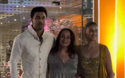 Ranbir Kapoor, Alia Bhatt, Soni Razdan attend Aadar Jain-Alekha Advani's Mehendi ceremony