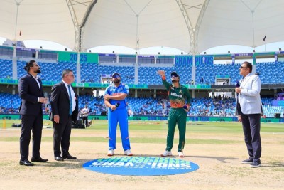 Champions Trophy 2025: Bangladesh win toss, elect to bat first against India