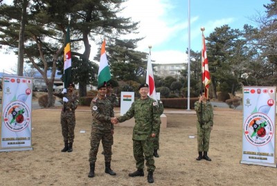 India, Japan military personnel participate in joint military exercise