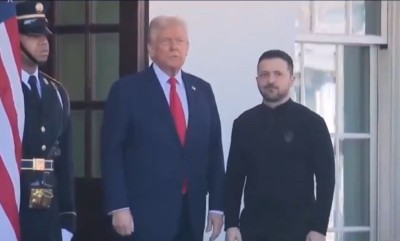 Ukraine's Volodymyr Zelenskyy meets Donald Trump at White House, discusses minerals deal