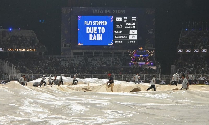 In Images: KKR v PBKS match at Eden Gardens abandoned due to rain