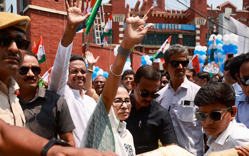 In Images: Mamata Banerjee files nomination from Bhabanipur for Bengal polls