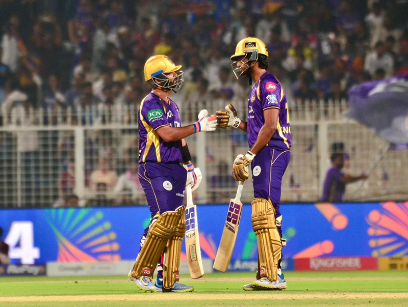 In Images: KKR face LSG at Eden Gardens