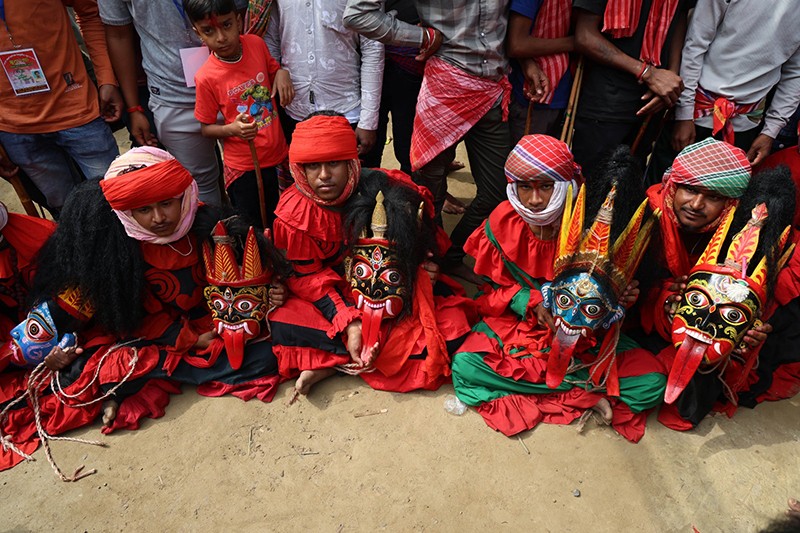 Where masks, faith and tradition come alive: Hili’s Bikat Kali Puja on the India–Bangladesh border