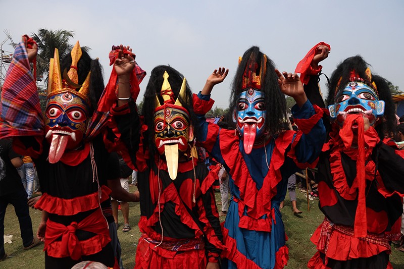 Where masks, faith and tradition come alive: Hili’s Bikat Kali Puja on the India–Bangladesh border