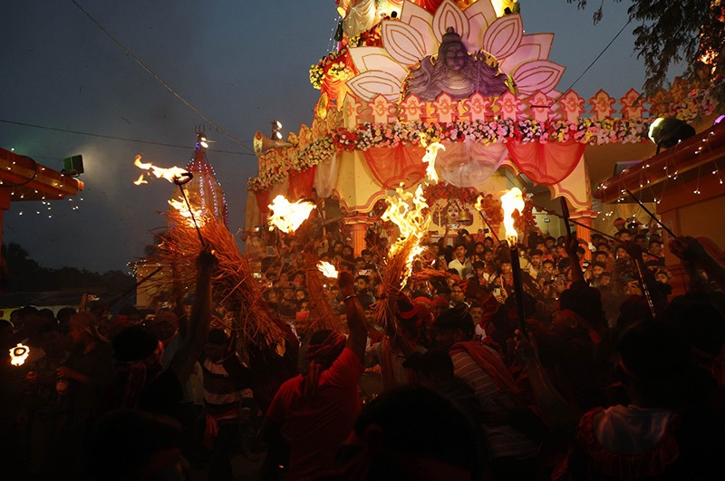 Where masks, faith and tradition come alive: Hili’s Bikat Kali Puja on the India–Bangladesh border