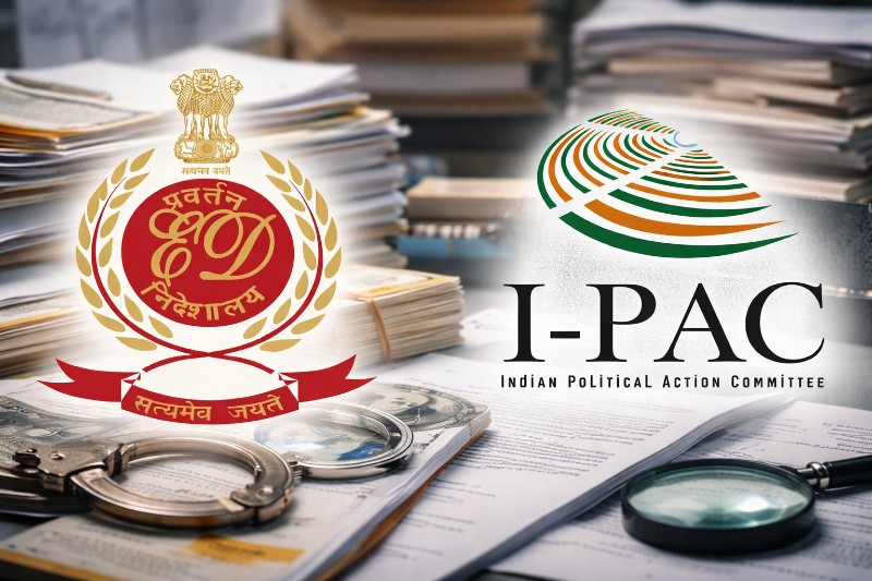 ED summons Pratik Jain’s family in the I-PAC hawala-linked money laundering investigation case.