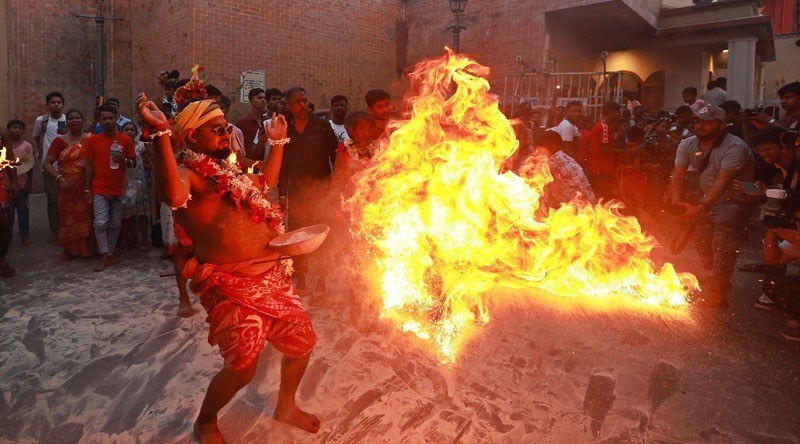 In Images: Intense devotion marks Charak Festival celebrations on Chaitra Sankranti