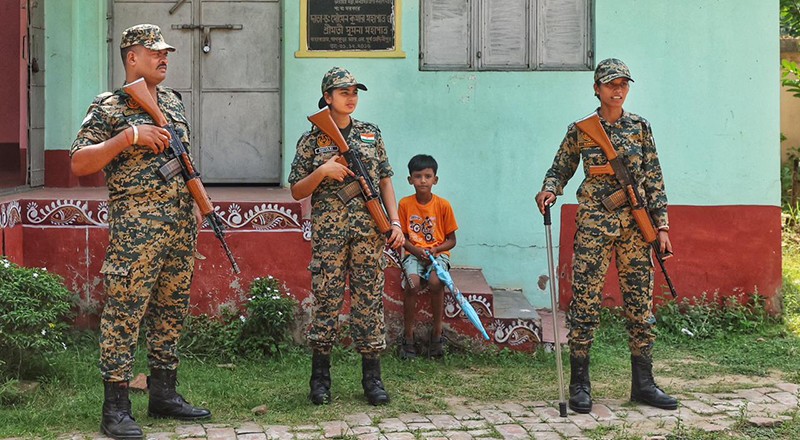 In Images: Voting underway in Bengal's East Midnapore under tight security
