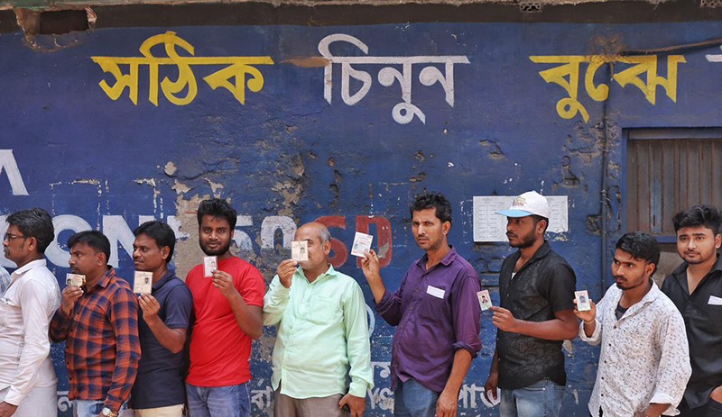In Images: Voting underway in Bengal's East Midnapore under tight security