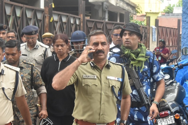 In Images: Police, RAF, central forces take charge following gherao of Suvendu Adhikari in Kolkata's Kalighat