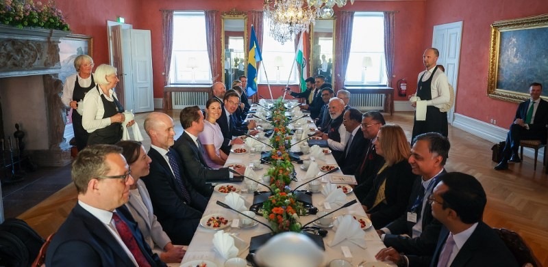 In Images: Inside Narendra Modi’s high-profile Sweden visit