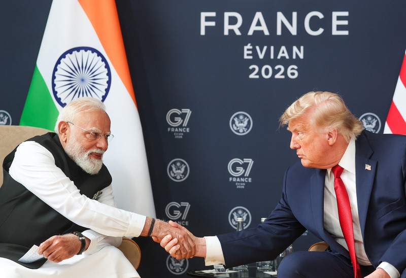 In Images: Modi holds bilateral meeting with Trump on the sidelines of G7 summit