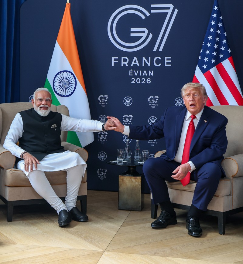 In Images: Modi holds bilateral meeting with Trump on the sidelines of G7 summit