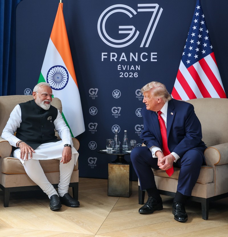 In Images: Modi holds bilateral meeting with Trump on the sidelines of G7 summit