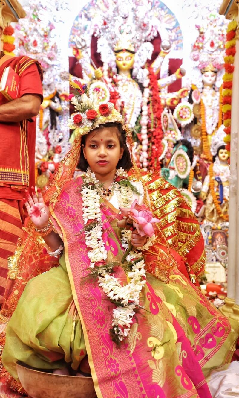 In Images: Kolkata’s Kundu Bari Durga Puja enters 158th year with age-old rituals