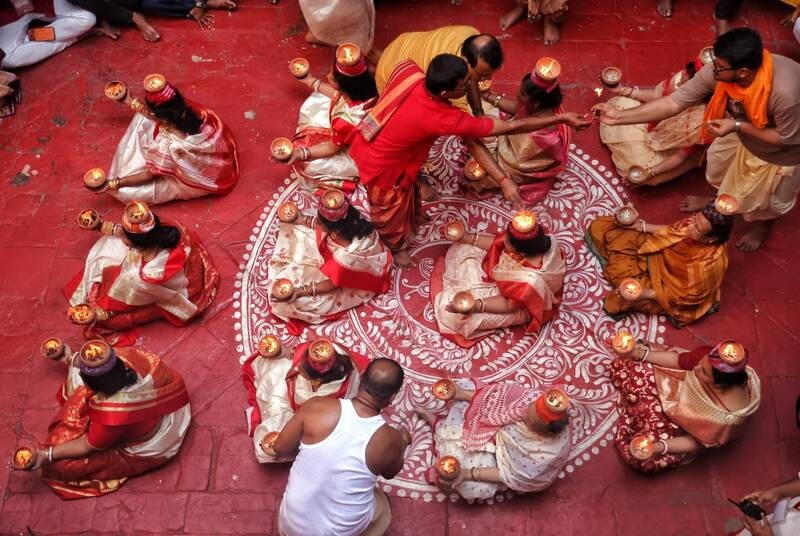 In Images: Kolkata’s Kundu Bari Durga Puja enters 158th year with age-old rituals