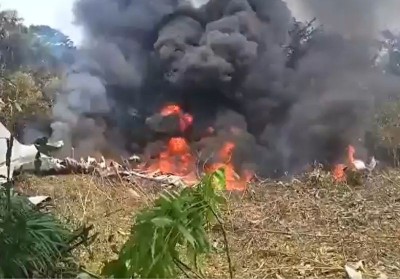 Colombian Air Force plane crashes on takeoff near Puerto Leguizamo, casualties feared