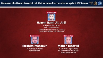 Middle East tension: IDF eliminates 3 Hamas operatives, including the October 7 infiltrator