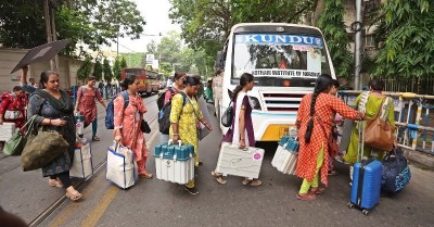 In Images: Polling teams gear up ahead of final phase of West Bengal Assembly Elections