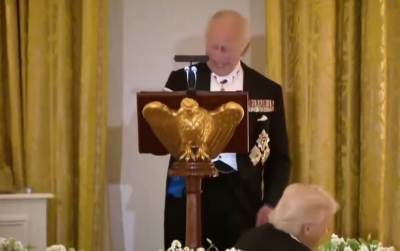 You’d be speaking French: King Charles III jokes with Trump in viral White House moment