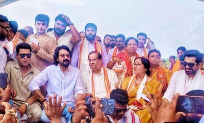 Tollywood stars, Padma awardees attend Bengal's first BJP govt's swearing-in ceremony