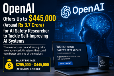 OpenAI’s massive USD 445,000 salary for new job role reveals growing fear over self-improving AI