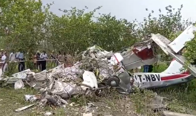 Training aircraft crashes in Kanpur; pilot killed, co-pilot seriously injured